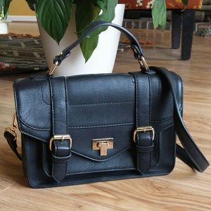 Black cross body purse